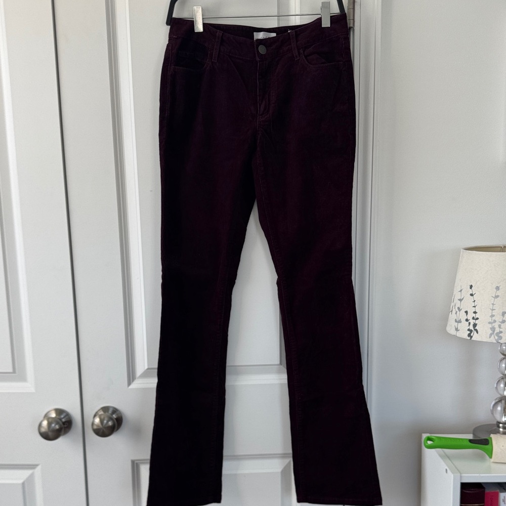 LOFT Deep Plum Bootcut Corduroy Women’s Pants